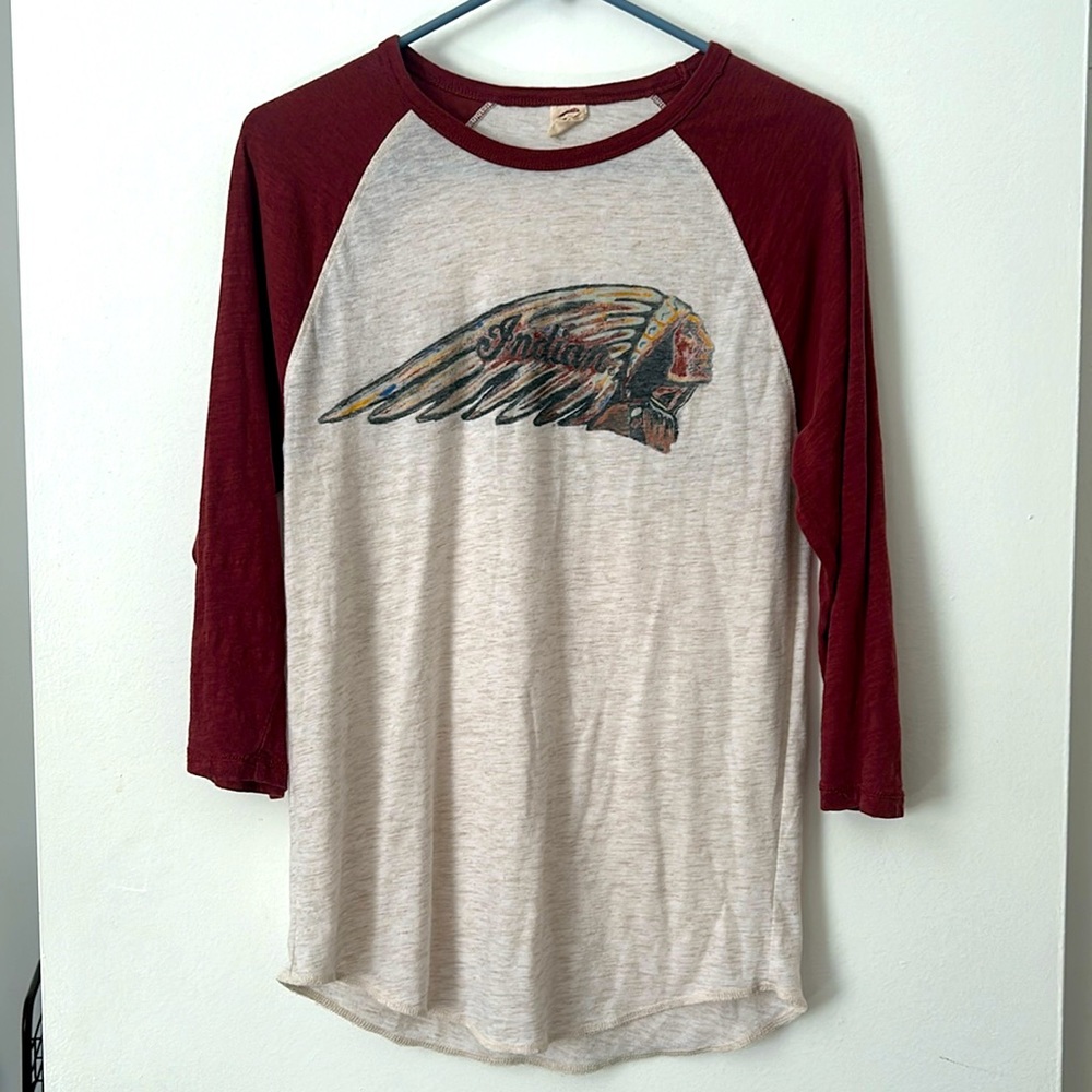 Lucky Brand Indian Motorcycle Raglan